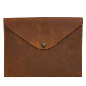 Funda de Piel Auténtica de Alta Calidad con Logotipo Personalizado para Laptop MacBook Air Pro de 13 Pulgadas, Modelo LS-0290 - Product Image 6