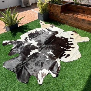 New Trend Cowhide Fur <b>Leather</b> Rugs Hot Sale Rugs for Living Room Large Area Traditional 100 % Cowhide Fur Handmade - Product Image 2