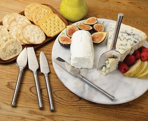 Premium Stainless Steel <b>Cheese</b> <b>Knife</b> <b>Set</b> | 5 Piece <b>Cheese</b> Cutter & Server <b>Set</b> - Product Image 2
