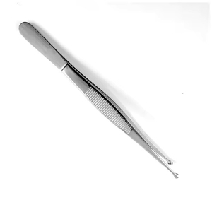 Pinzas Dentadas para Tejidos 1x2 de Acero Inoxidable, Pinzas Quirúrgicas Estilo Adson, Instrumento Médico para Manipulación Precisa de Tejidos - Product Image 3