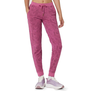 Women Knitted Jogger Pants High Waist Solid Color Drawstring <b>Ankle</b>-Length Casual Autumn Wear Spandex Cotton Blend Breathable - Product Image 1