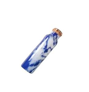 Botella de Agua de Cobre Tropical Paradise con Diseño Exótico de Hojas de Hibisco, Botella Reutilizable para el Hogar, Oficina y Viajes - Product Image 4