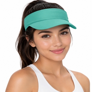 Women Adjustable Sports Sun Visor Premium Outdoor Sun <b>Cap</b> Lightweight Sports Visor Comfortable Daily Wear <b>Hat</b> - Product Image 1