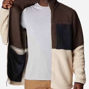 Nouveautés 2025 – Vestes polaires coupe-vent respirantes à col montant pour hommes grandes tailles, conçues sur mesure, vente en gros OEM pour l'hiver - Product Image 5