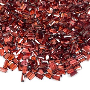 Granat naturel 4x2mm, pierre précieuse de granat taille baguette, granat non traité, pierre de granat taille baguette, pierre précieuse de granat en vrac pour la joaillerie - Product Image 3