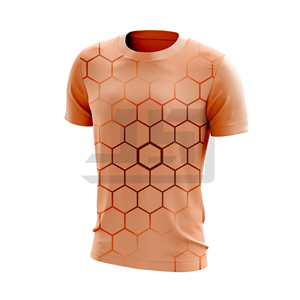 Camisetas de Cuello Redondo para Hombre, Tejido Grueso, Logotipo Frontal, Manga Corta, Spandex/Poliéster, Corte Regular, Estilo Minimalista Normcore - Product Image 3