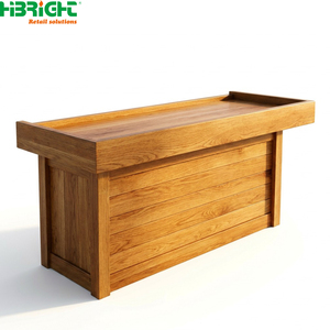 Comptoir de caisse moderne pour magasin avec caisse enregistreuse intégrée, panneau HPL, point de vente pour vitrine - Product Image 6