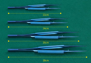 Instrumentos Microquirúrgicos de Titanio, Tijeras Oftálmicas, Juego de 4 Piezas de 14 cm, Certificación CE, 1 Juego de Mahfooz Instruments - Product Image 2