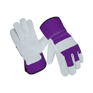 OEM leather welding gloves Heat resistant cowhide gloves Construction working gloves Adults welding gloves - Product Image 4