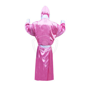 <b>Boxing</b> <b>Robe</b> with Hood Polyester Satin Material Custom MMA <b>Boxing</b> <b>Robe</b> New Style Design <b>Boxing</b> <b>Robe</b> - Product Image 2