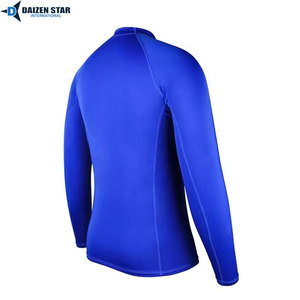 Professional Full Sleeve UPF50+ UV Protection Quick Dry Rash Guard <b>Swim</b> Training <b>Top</b> for Surfing Eco-Friendly Athletic Shirt - Product Image 5