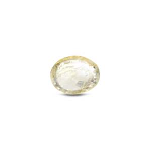 Premium 3.7 Carat Yellow Sapphire Loose Gemstone-Oval Cut for Fine Jewelry - Product Image 2