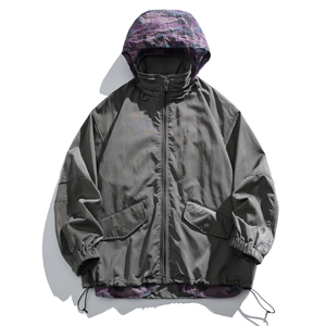 Veste softshell pour homme, imperméable, respirante, légère, avec fermeture éclair, grandes poches, design décontracté, capuche, UPF 35+, pour la pêche - Product Image 4