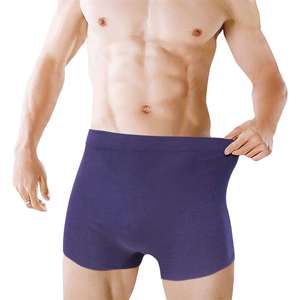 Ropa Interior Masculina Cómoda de Fibra de Bambú, Tanga Sexy con Encaje, Bolsa de Soporte, Transpirable, con Logotipo Clásico - Product Image 2