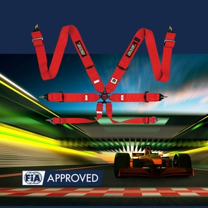 Professional FIA 6 Point Racing Harness TBRACING ECO 3 Inch Belts Pull Up Pelvic <b>Strap</b> OEM ODM Custom Color Service - Product Image 1