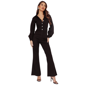 Combinaison en jean utilitaire pour femmes de qualité supérieure, vente en gros directe d'usine - Product Image 4
