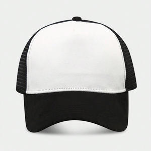 Casquettes de camionneur vierges en gros, casquettes snapback à dos en maille pour broderie personnalisée, commandes en gros - Product Image 4