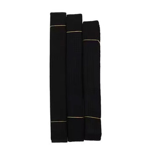Ceinture de BJJ professionnelle fabriquée au Pakistan, légère, respirante, avec logo personnalisé, ceinture d'entraînement pour arts martiaux - Product Image 2