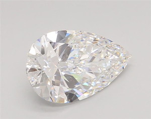 Diamante Cultivado en Laboratorio de 2.55 Quilates, Color Blanco D, Corte Pera Brillante, Claridad VVS2, para Joyería, Diamante CVD - Product Image 3