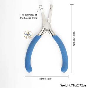 Alicates para Cerrar Cierres de Media Luna, Herramientas Manuales para Joyería, Mango Antideslizante, Accesorio DIY - Product Image 3