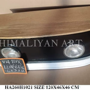 Mejor Colección de Baúl Metálico Frontal Retro para Automóvil de Antique Himalayan Art - Product Image 1