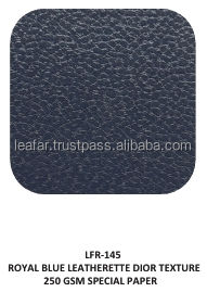 เนื้อไดออร์หนังเทียมสีน้ำเงิน