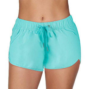 Short de bain pour femme sur mesure, nouvelle arrivée, multi-poches, boutons, service OEM, logo/couleurs personnalisés, tendance, respirant - Product Image 5