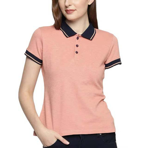Chemises polo pour femmes en tissu de coton, respirantes, à manches courtes, pour le golf, t-shirts blancs pour femmes, nouvelle arrivée, vente chaude - Product Image 4