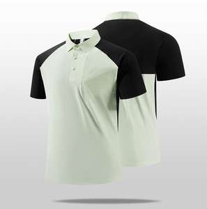 Chemise de golf homme personnalisée de haute qualité, séchage rapide, motif uni, tricotée, avec poche, pour le sport - Product Image 6