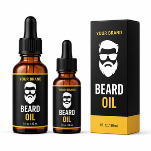 Huile à Barbe Naturelle Hydratante Sans Parfum de Haute Qualité à Marque Blanche avec Huile d'Argan et de Jojoba pour l'Entretien et la Brillance Masculine – Commande en Gros - Product Image 3