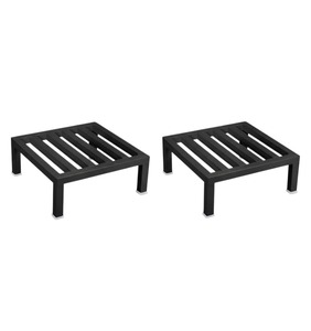 Support de présentation carré en métal pour plantes – Support moderne pour pots de fleurs - Product Image 1