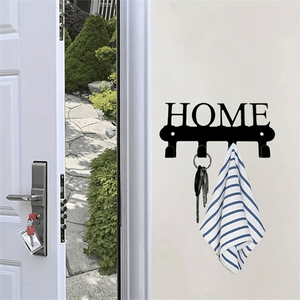 CIFbuy Rust-Resistant Iron Wall <b>Key</b> <b>Holder</b> & Entryway Organizer TikTok for Temu Pick-Up Service Mail & <b>Key</b> Wall Organizers - Product Image 2