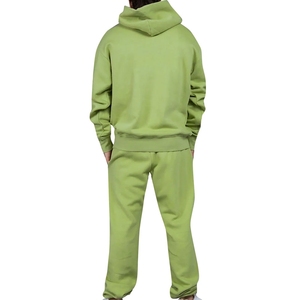 Ensemble de survêtement 100 % haute qualité pour hommes, coupe oversize, durable, style USA, avec sweat à capuche et pantalon de jogging, pour la gym, commande en gros, directement de l'usine - Product Image 2