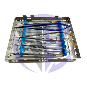 Oferta Especial: Caja de Esterilización de Acero para Instrumentos de Microcirugía Castroveijo de 5 Piezas, Certificación CE - Product Image 5