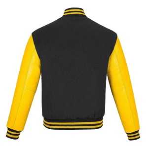 High Quality Custom Logo Hooded Varsity <b>Jacket</b> 100% Cotton Plain Dyed Embroidery Vintage Letterman College <b>Baseball</b> <b>Men</b> 2026 - Product Image 4