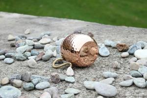 Metal hecho principalmente de cobre, a menudo con un acabado martillado para un atractivo estético, taza de cobre. - Product Image 5