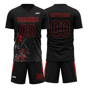 Personalized Soccer Jersey Custom Team Name Number Logo Football Shirt Wholesale Supplier - Product Image 1