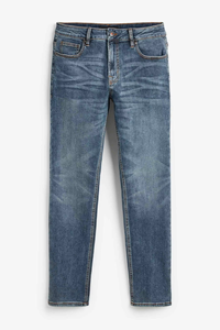 Jeans de Hombre de Corte Regular Más Vendidos, Pantalones de Mezclilla Negros Ajustados para Hombre, Jeans de Mezclilla Rectos Casuales para Hombre, Originales - Product Image 5