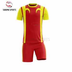 Uniforme de Fútbol Sublimado Personalizado Hecho en Pakistán, Camiseta y Pantalones Cortos de Fútbol, Diseña Tu Propio Uniforme de Equipo - Product Image 2