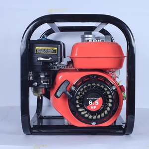 Pompe à eau industrielle Hydroplus International 6,5 CV 196 cm³ 52 000 LPH à haut débit, moteur essence 4 temps, hauteur de refoulement 30 m, pour l'agriculture - Product Image 4