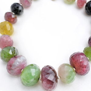 ลูกปัดทัวร์มาลีนทรงเชคเกอร์คัท ขนาด 11 มม. ถึง 18 มม. สร้อยข้อมือพลอยธรรมชาติ สำหรับทำเครื่องประดับชั้นดี - Product Image 1