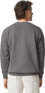 High Quality Vintage French Terry Pullover 100% Cotton Men's Crew Neck <b>Sweatshirt</b> Plain Dyed Blank for Winter Season - Product Image 3