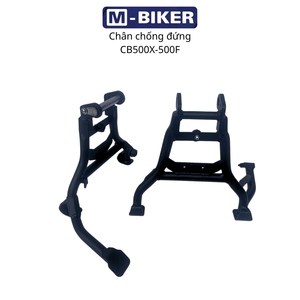 Béquille centrale de moto M-Biker noir mat en acier haute résistance thermolaqué pour CB500X CB500F NX500 - Product Image 5