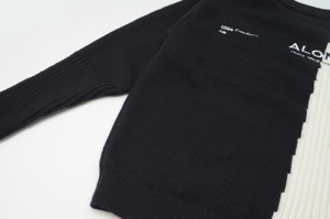 Maglione in Mohair <span class=keywords><strong>Basic</strong></span> personalizzato e minimalista comodo per il maglione in Mohair bianco e nero da uomo in stile elegante di tutti i giorni - Product Image 3