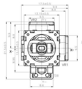 Module de joystick électromagnétique sans fil Favor Union, capteur TMR en plastique longue durée de vie, 5 millions de cycles pour - Product Image 5