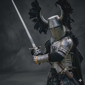Armure de Chevalier Templier Griffin – Armure de Guerrier en Acier du XVe Siècle pour Cosplay ANAS AHMAD - Product Image 2