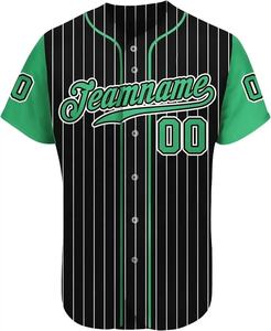 Venta al por mayor transpirable uniforme de béisbol personalizado sublimación impresa hombres Softball Jersey poliéster uniforme bordado imprimir logotipo - Product Image 1