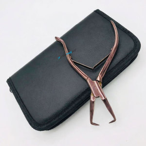High Custom Private Label Professional Hair Extension Tools Rose Gold Micro Bead Removal Pliers Sustainable Keratin Iron Metal - Product Image 1