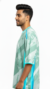 Camiseta Urbana Casual de Gran Tamaño para Hombre, Sublimada, Estilo Urbano - Product Image 3