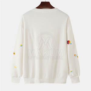 Sudaderas casuales para hombre, perfectas para atuendos relajados y estilo urbano moderno, mezcla de algodón básico. - Product Image 2